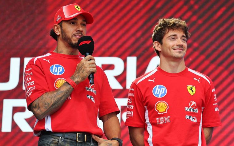 Ferrarin tähdet astuivat pöydän taakse – Sitten kaikki säikähtivät