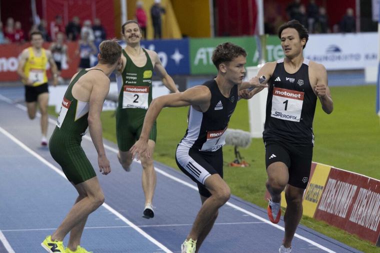 HKV ja Lahden Ahkera 4 x 800 metrin mestarit – TuUL rikkoi 17-vuotiaiden poikien SE:n